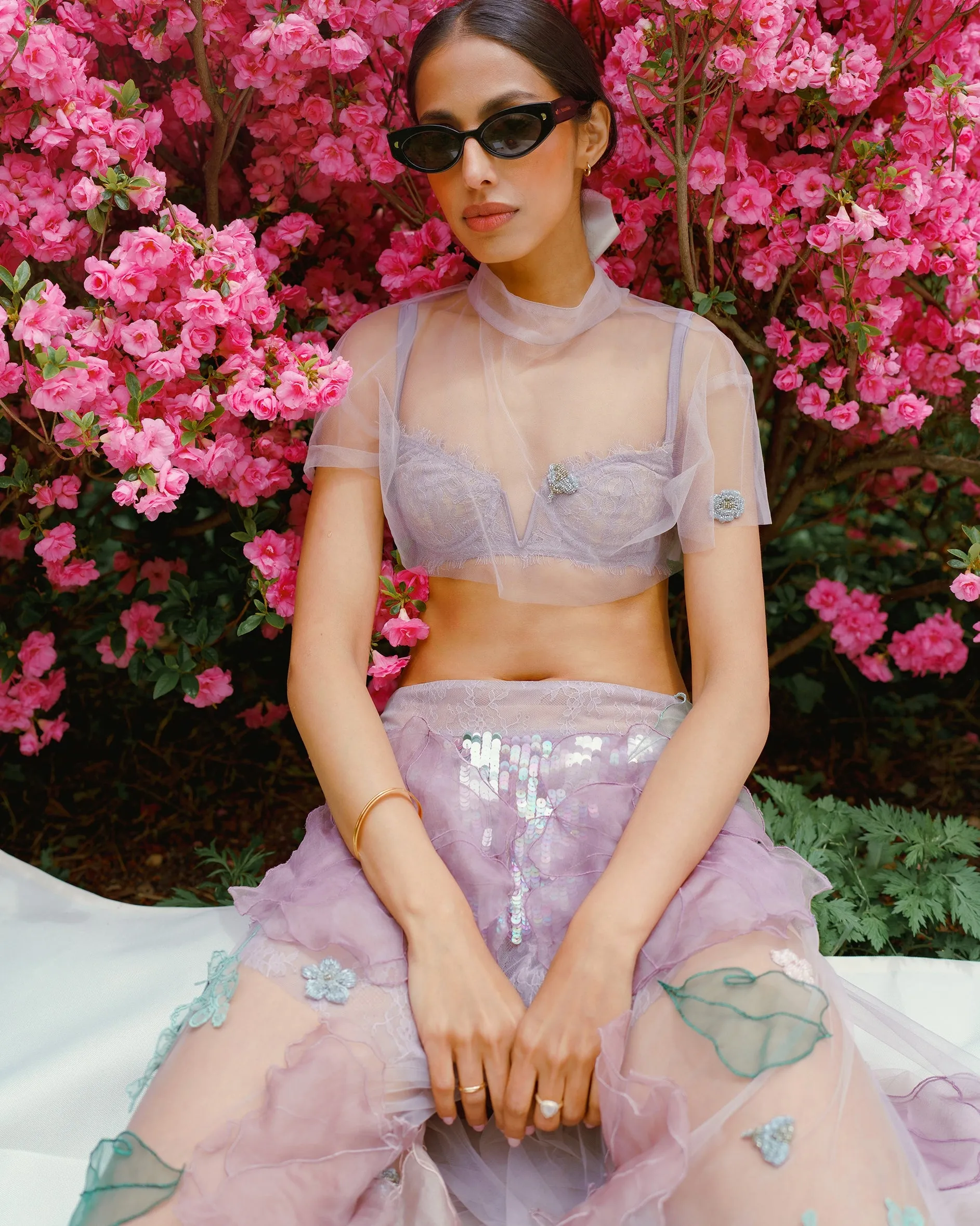 Sheer Milky Sunset Set