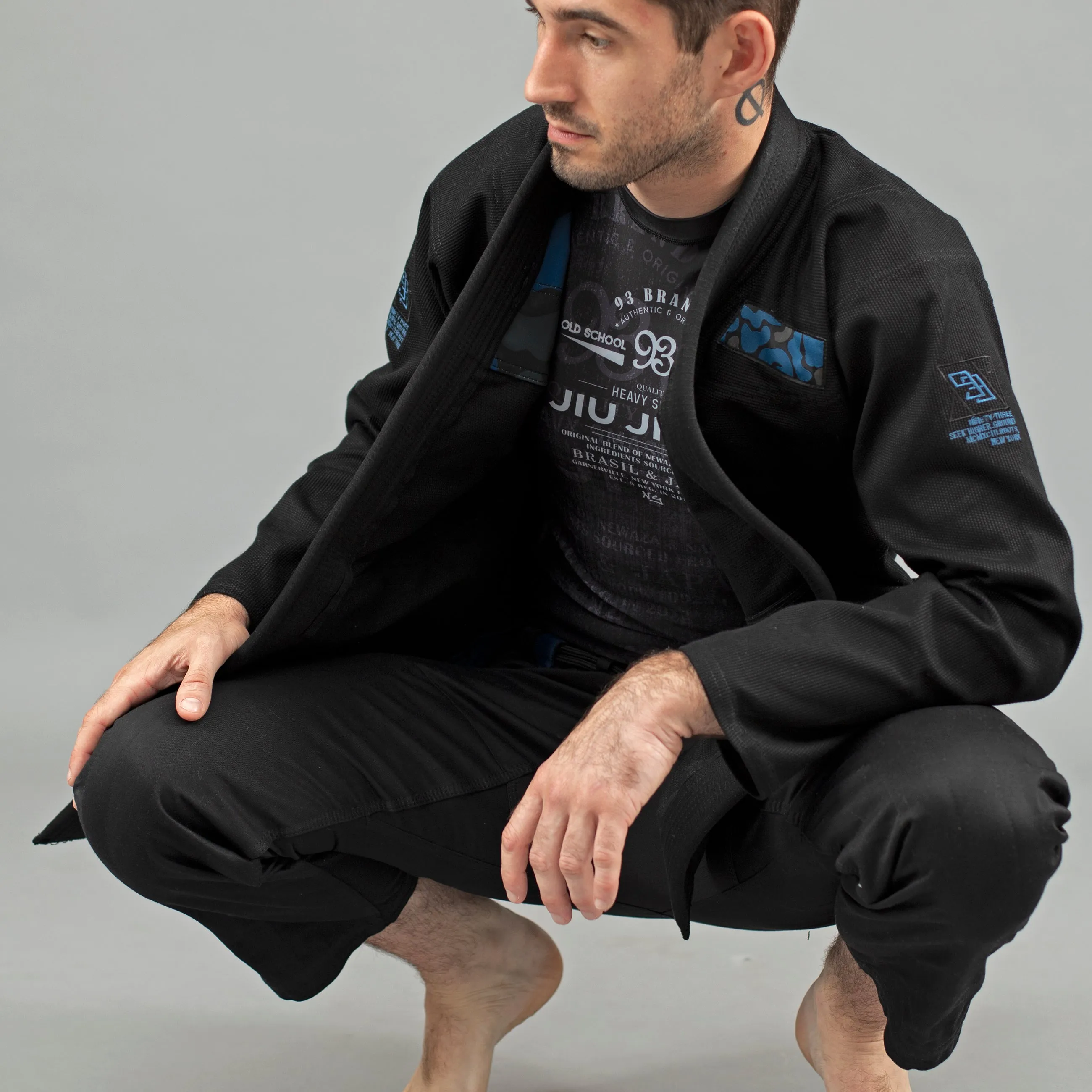 SLATE CAMO Black Jiu Jitsu Gi