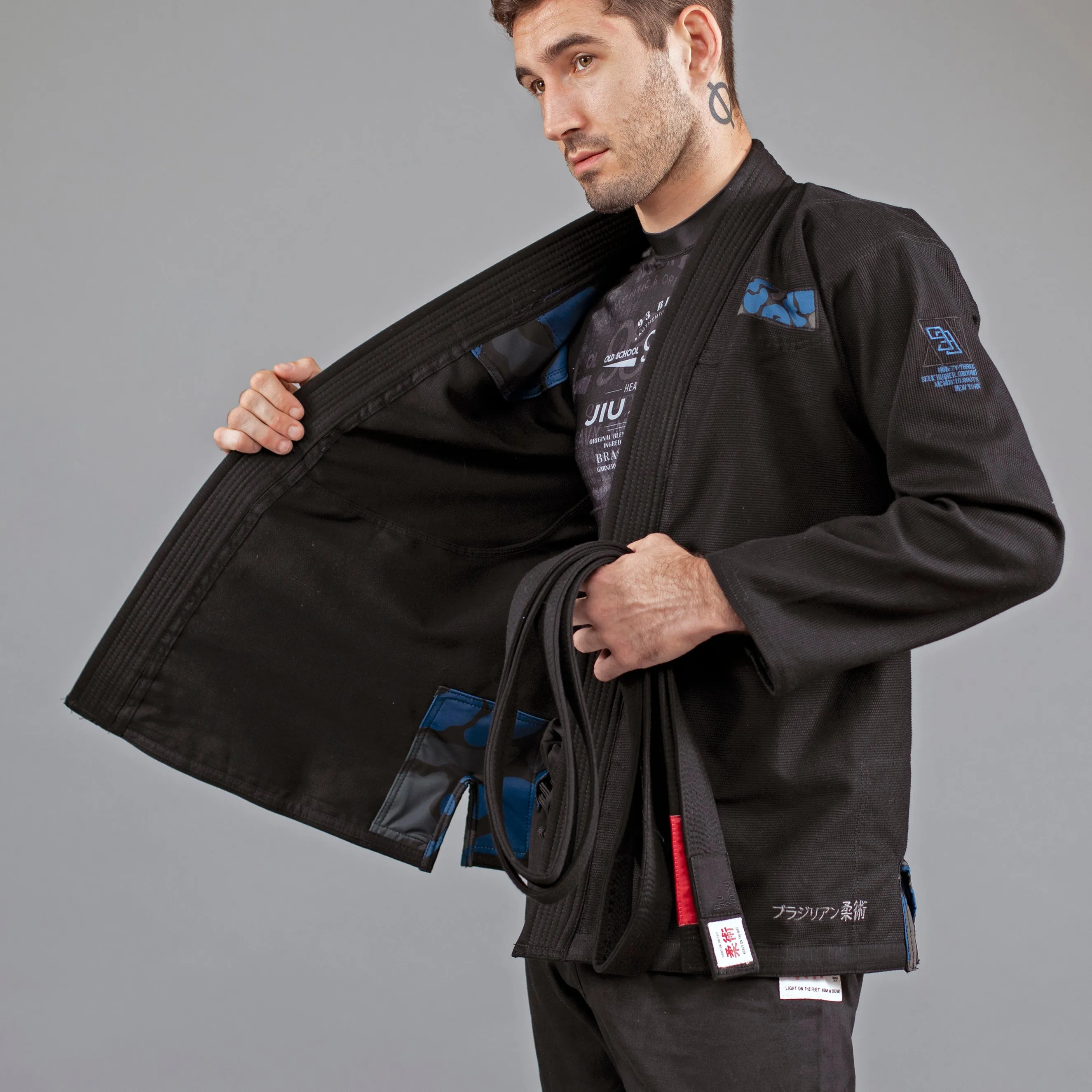 SLATE CAMO Black Jiu Jitsu Gi