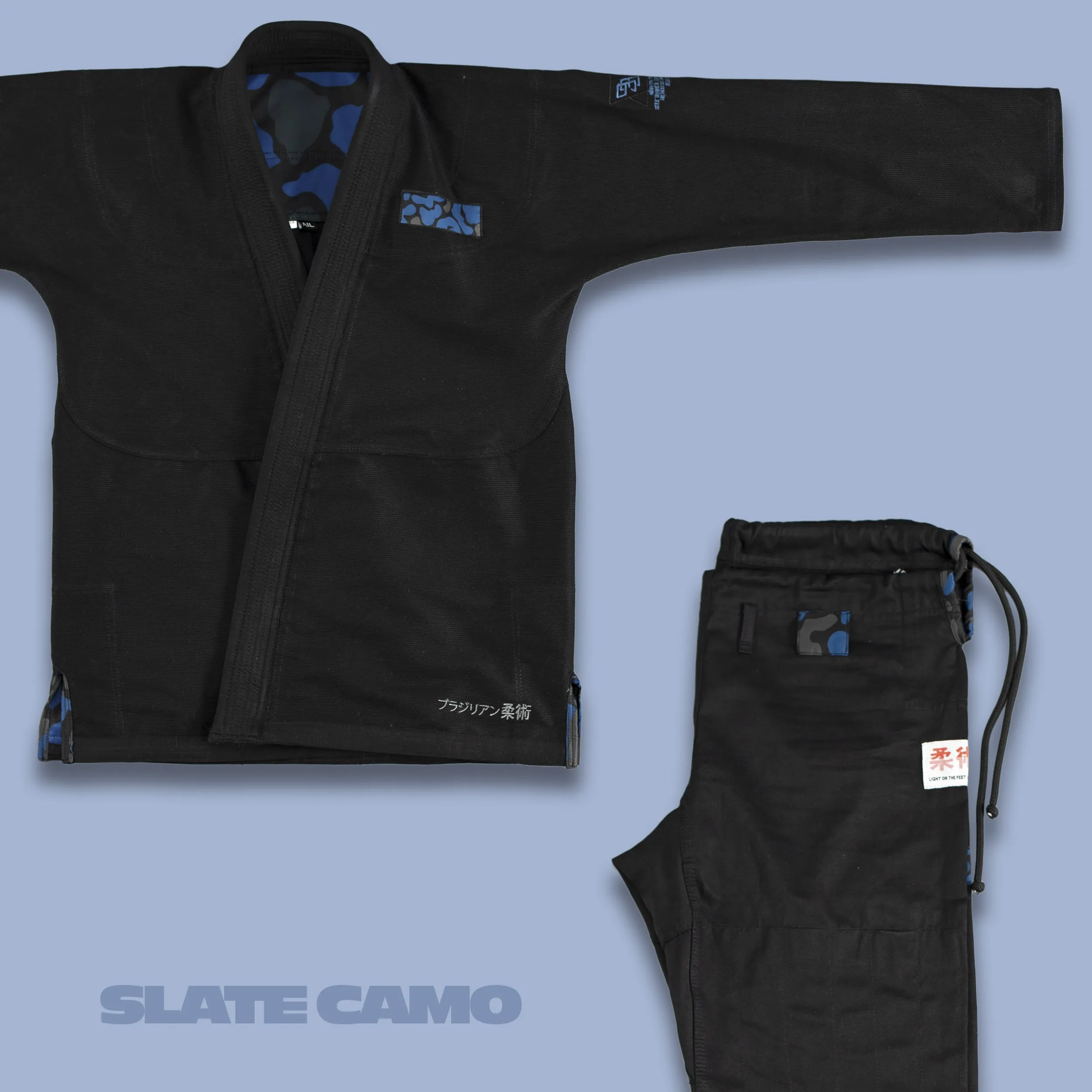 SLATE CAMO Black Jiu Jitsu Gi