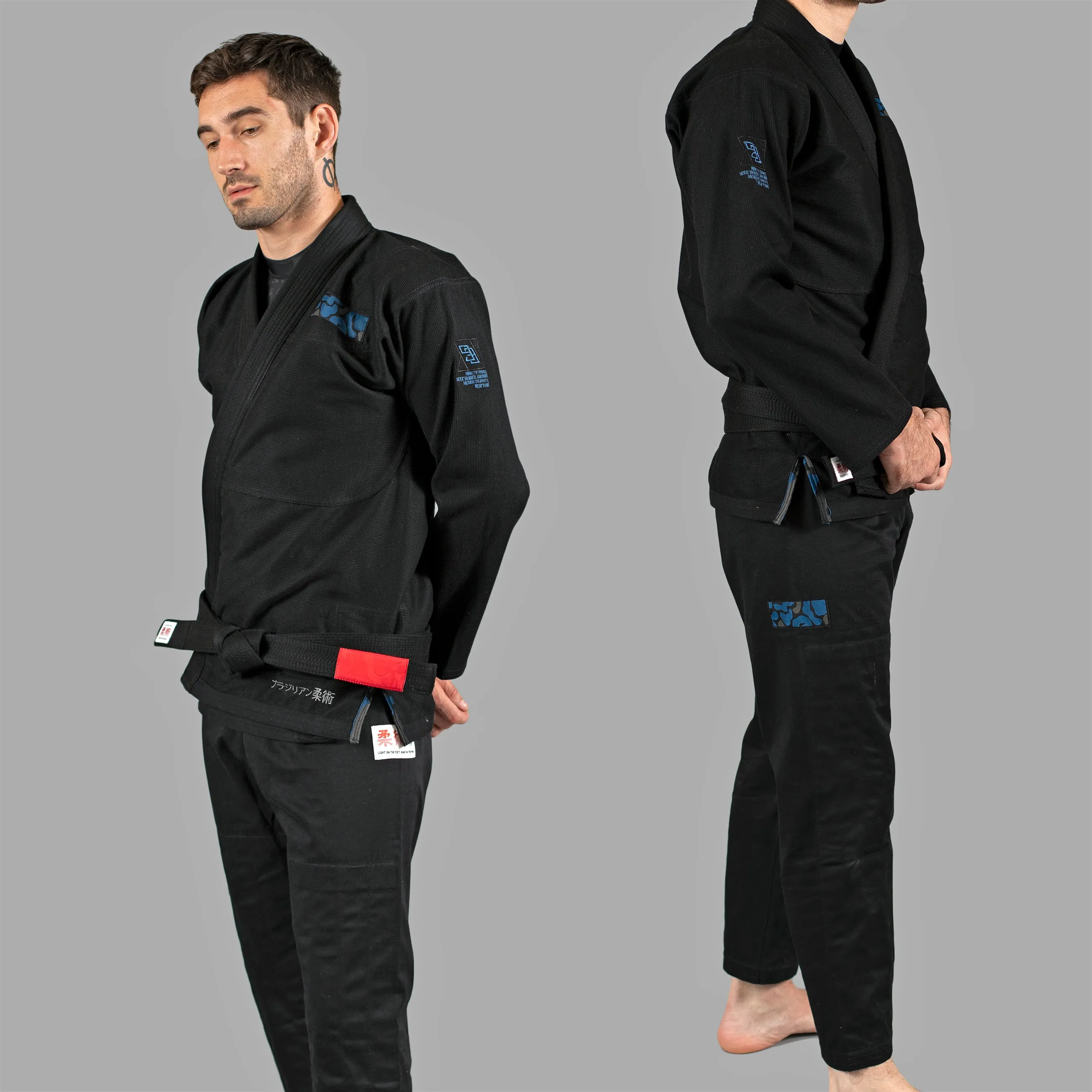 SLATE CAMO Black Jiu Jitsu Gi