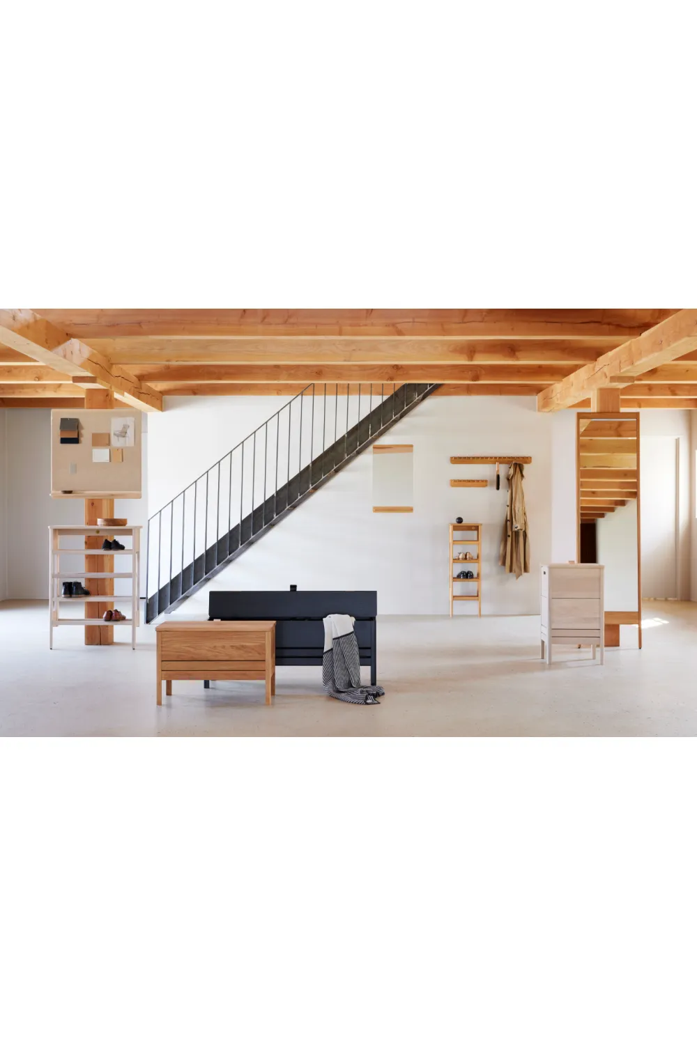 Solid Oak Coat Rack L | Form & Refine Echo