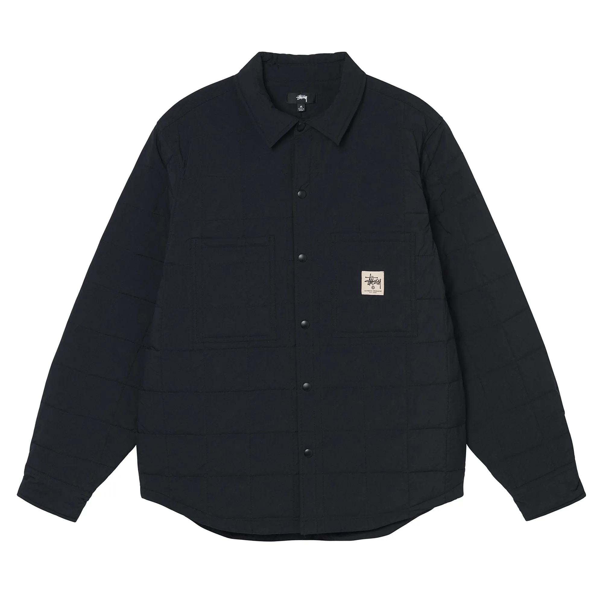 Stüssy - Quilted Fatigue Shirt - (Black)