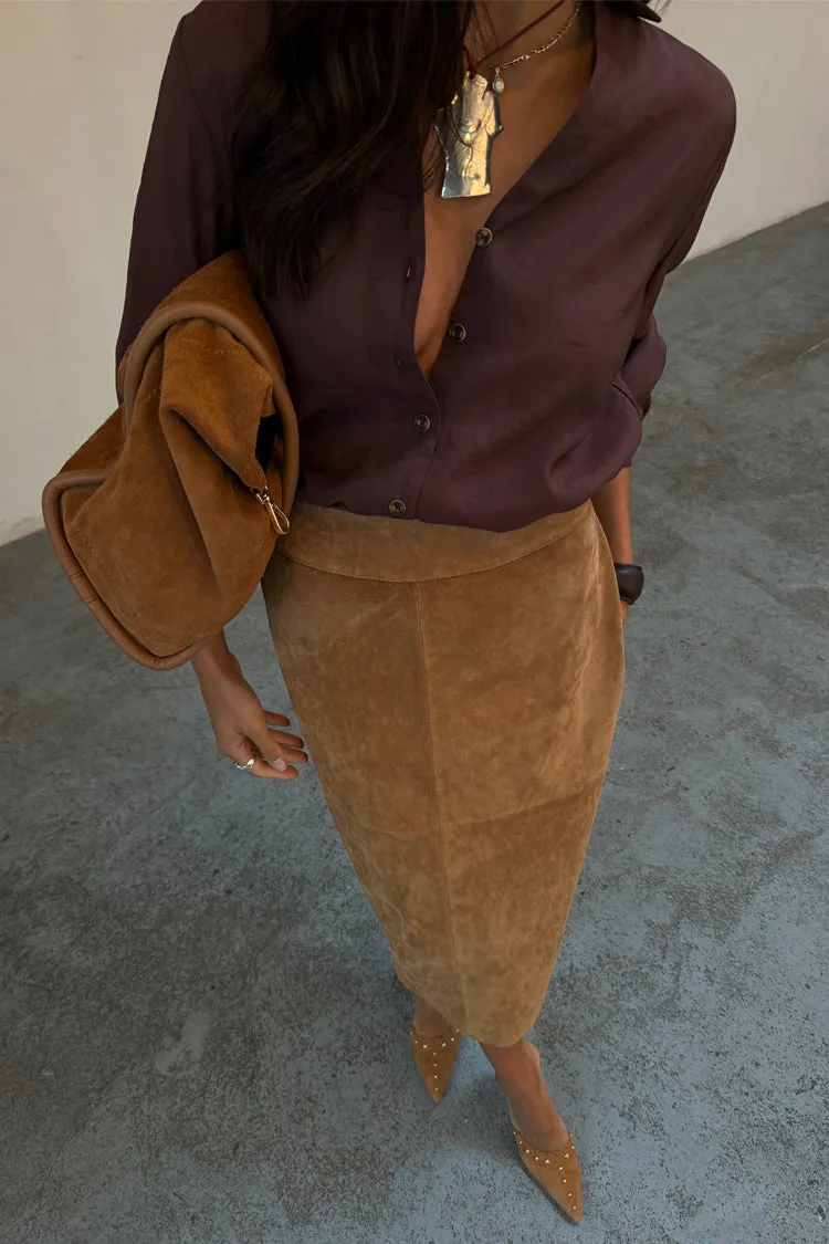 Suede Jaspre Skirt