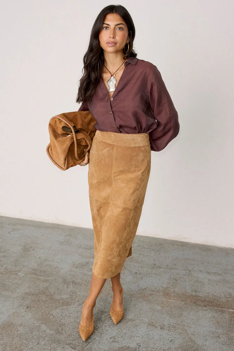 Suede Jaspre Skirt