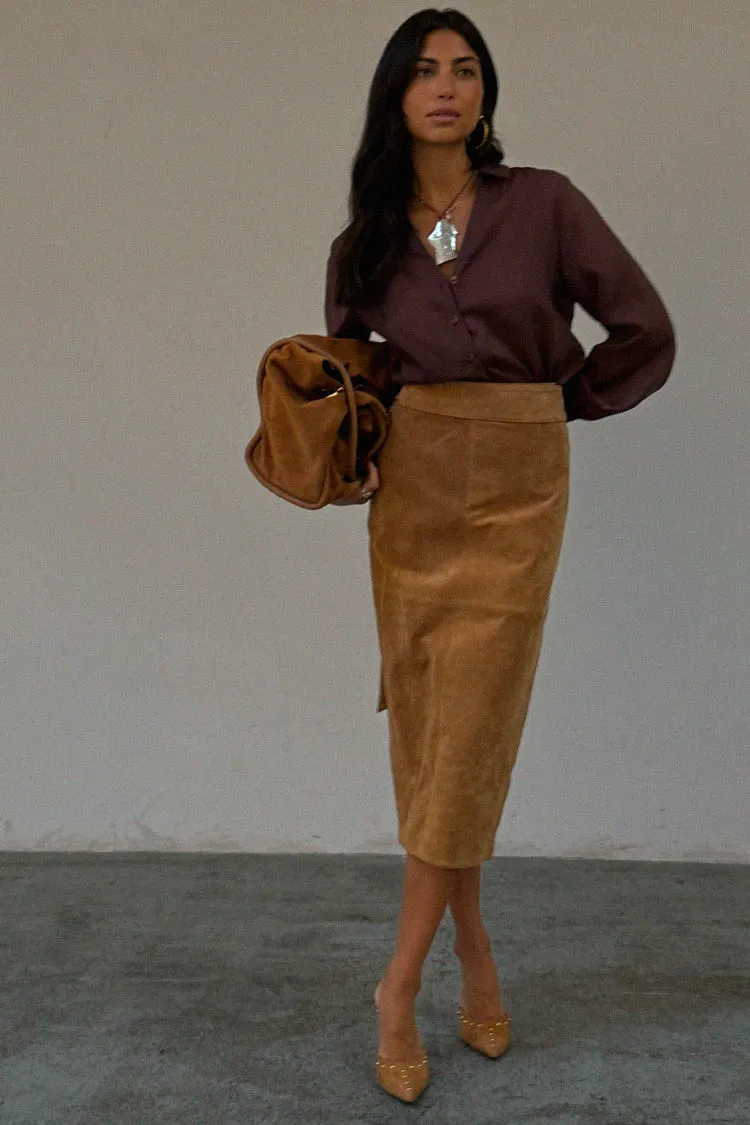Suede Jaspre Skirt