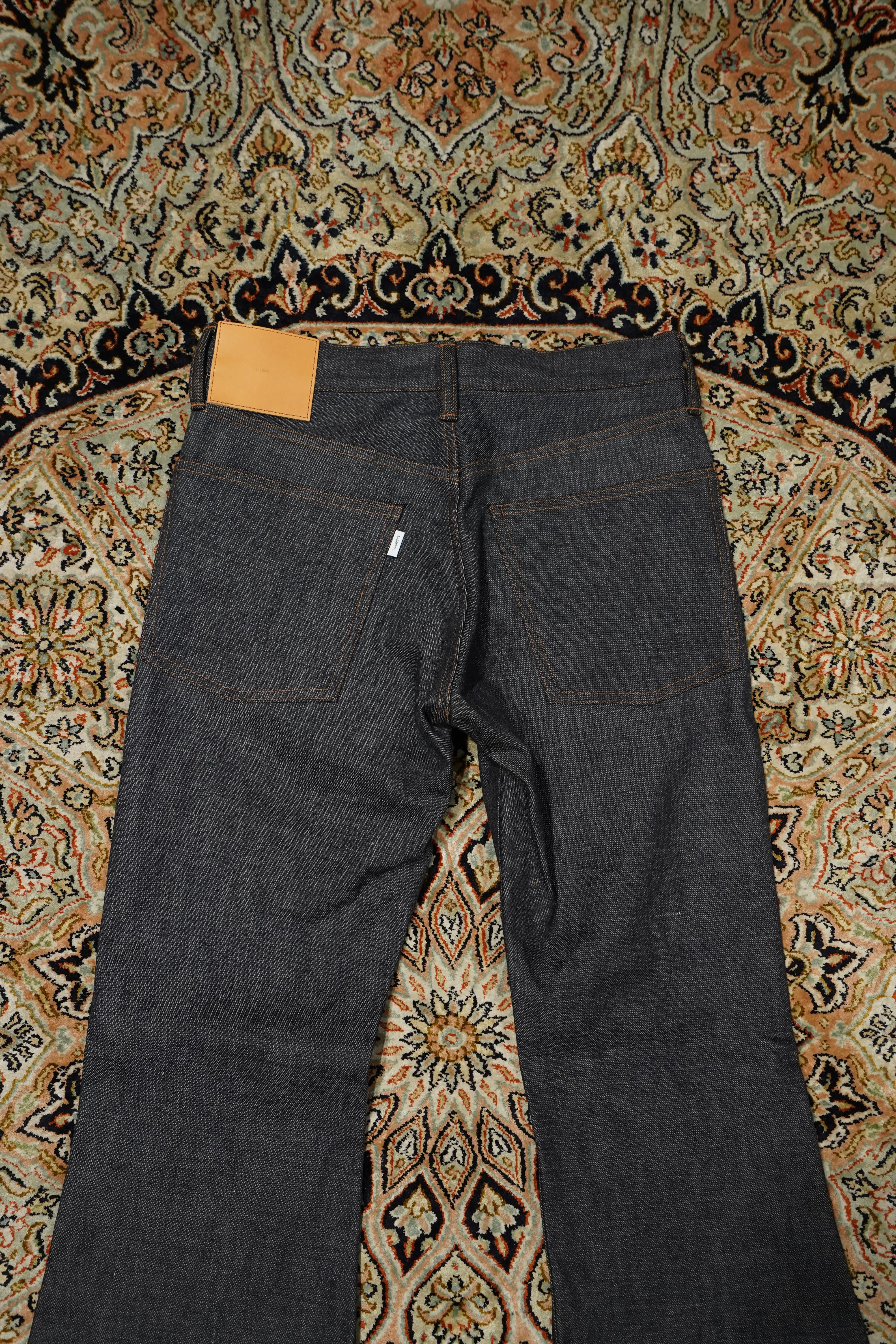 SUGARHILL MODERN WESTERN DENIM FLARED TROUSERS