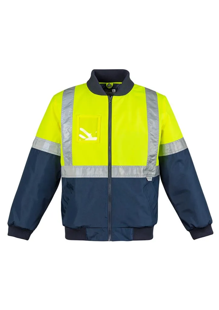 Syzmik Mens Hi Vis Quilted Flying Jacket (ZJ351)