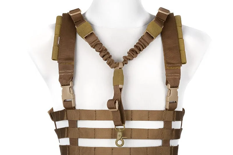 Tactical Low Profile Chest Rig - Coyote Brown