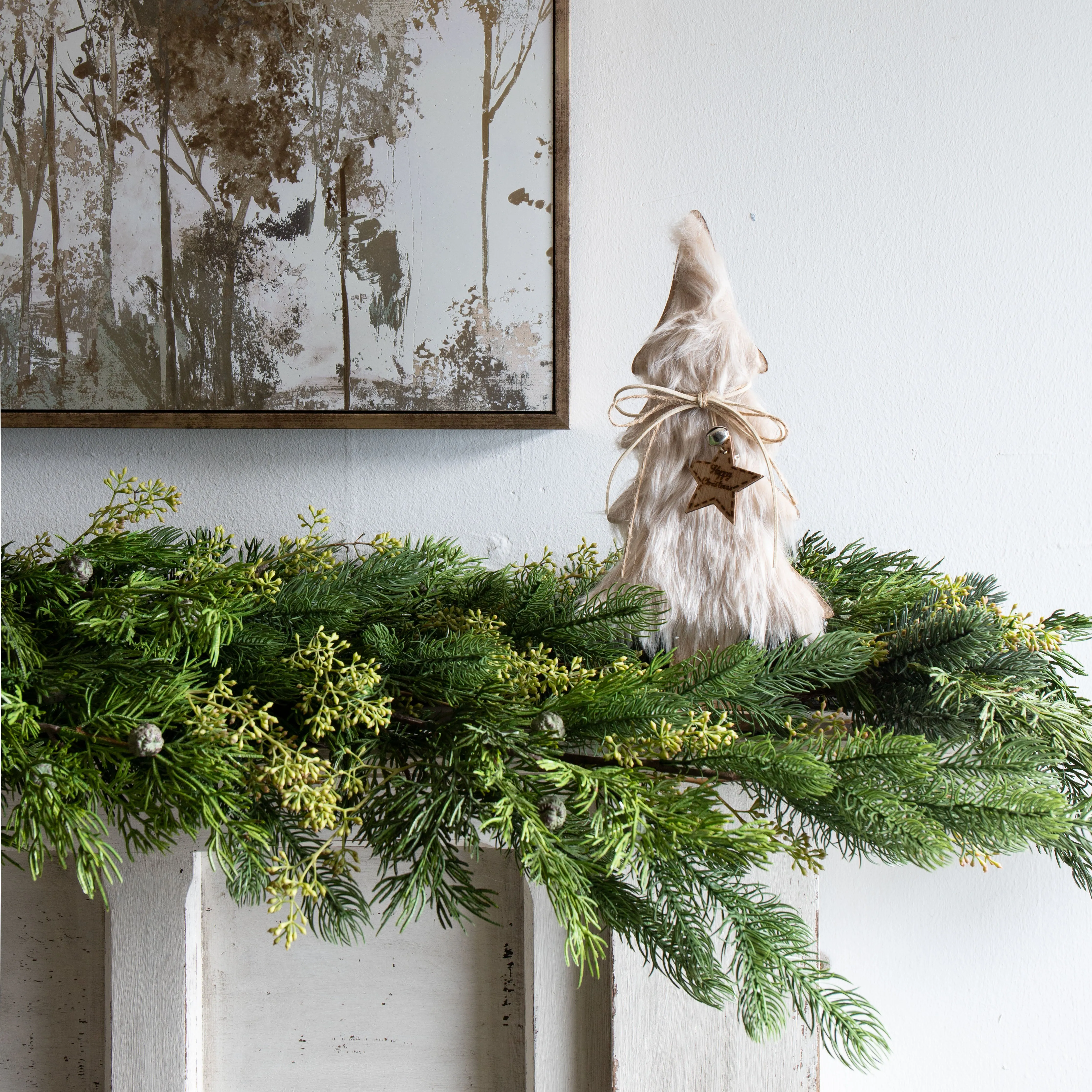 Wooden Tree with Fur