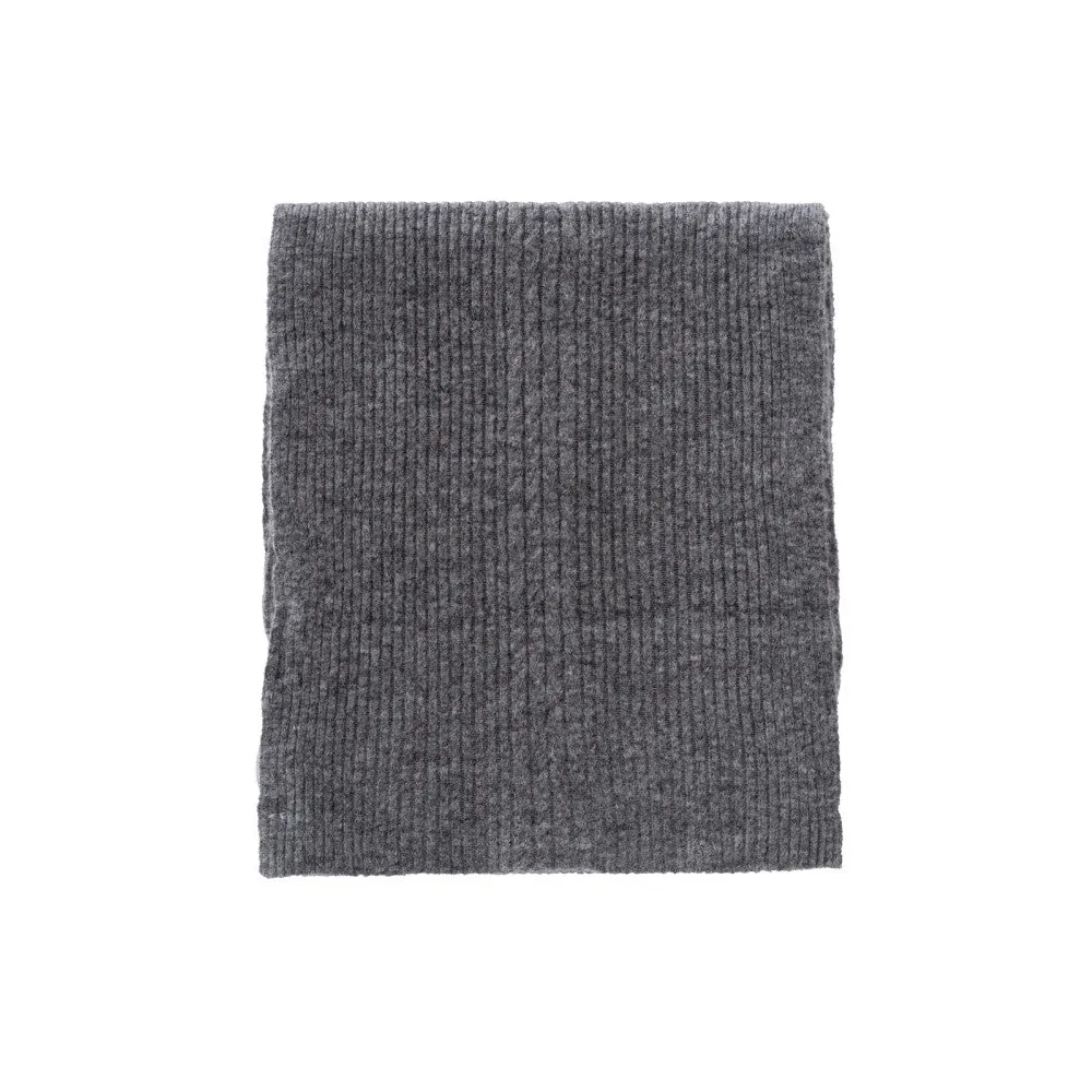 Yaya - Sjaal Cable Knit Medium Grey